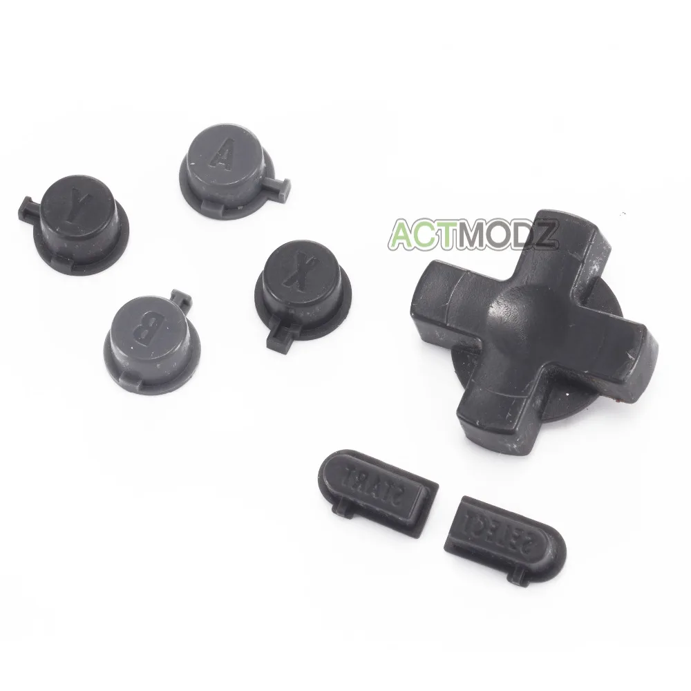 Repair Parts Cross Key + ABXY A B X Y Buttons for Nintendo DS NDS Console Black | Электроника