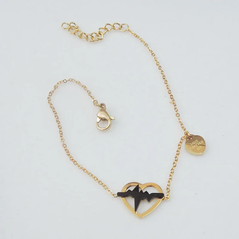 Высококачественный модный браслет из нержавеющей стали 100% антиаллергенный в