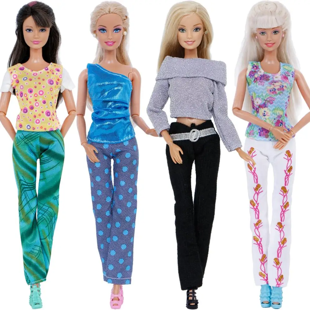 Бесплатная доставка 5 комплектов модная Дамская одежда блузка брюки шорты юбка