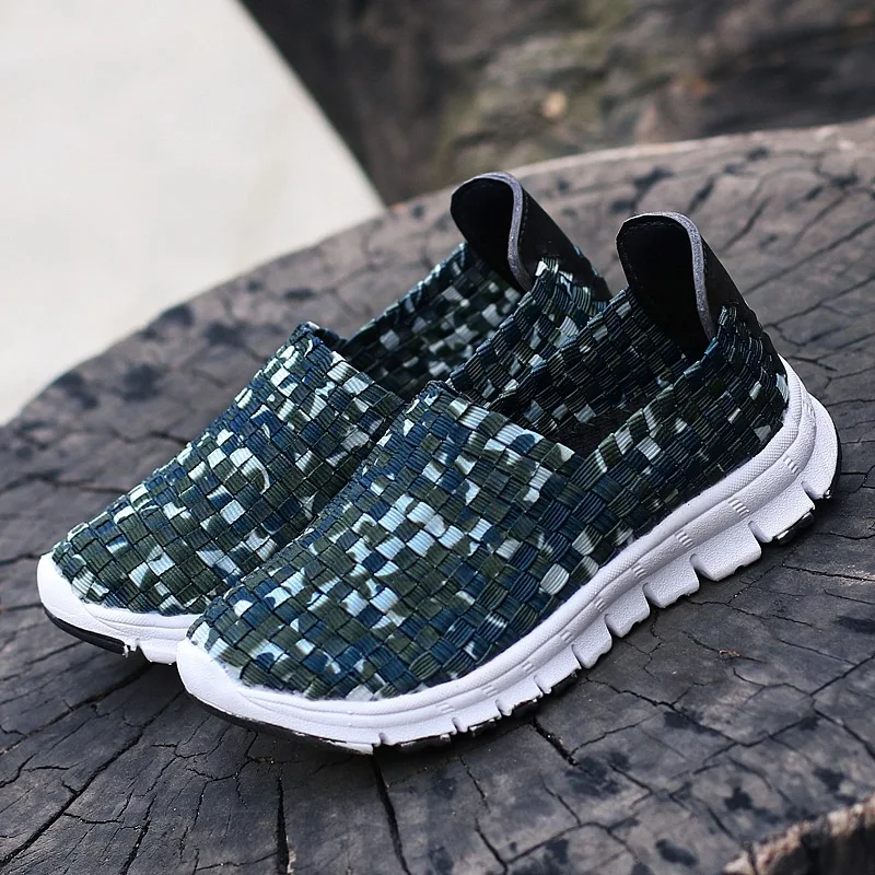 2019 г. Новая женская обувь Летняя модная камуфляжная Удобная дышащая с