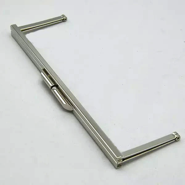 6 3/4 inches (17 x 6.5 cm) - Modern Clutch Frames Open Channel Metal Purse Frame - 17 Pieces