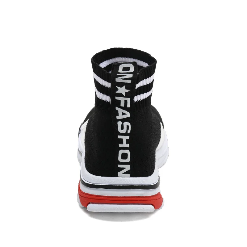 Обувь для девочек обувь маленьких мальчиков вязаные Нескользящие кроссовки цвет