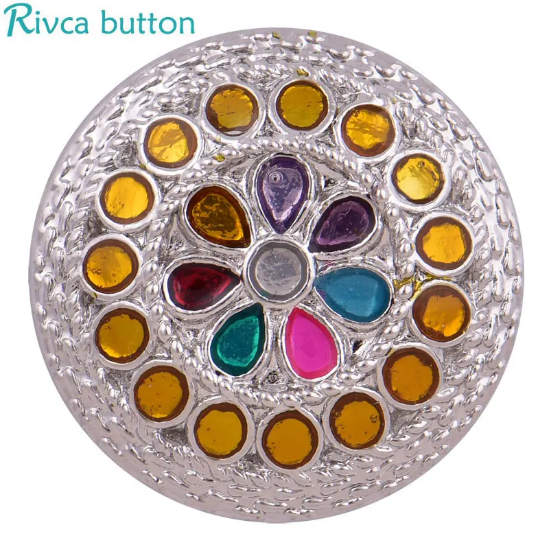 Ювелирные изделия Rivca с кнопками застежками 18 мм|snap button jewelry|alloy braceletbutton jewelry |