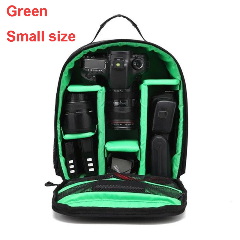 waterproof dslr backpack video digital dslr camera bag multi functional outdoor camera photo bag case for nikon canon dslr lens free global shipping