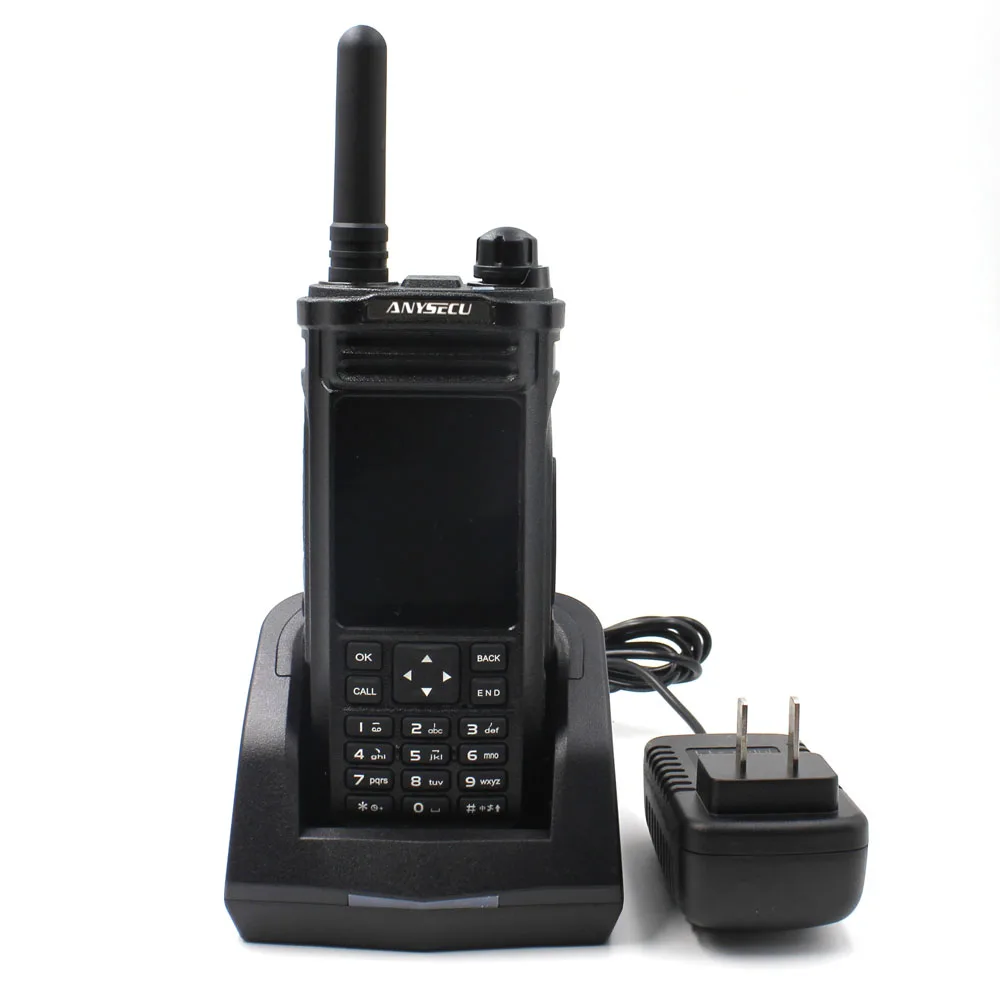 Anysecu 3g сетевое радио HD6800 с wifi walkie talkie WCDMA GSM работает платформой Zello Real ptt|Рации| |