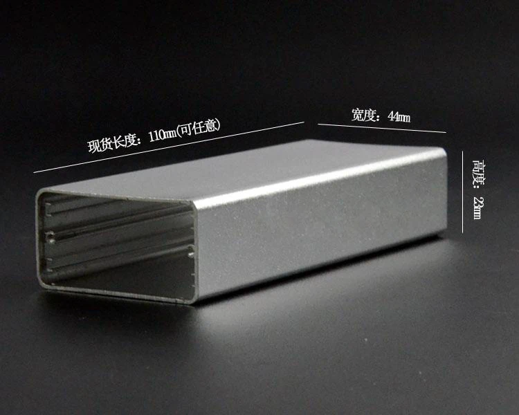Алюминиевый корпус Инструмент Корпус Электрический проект коробка DIY 44x23x110мм