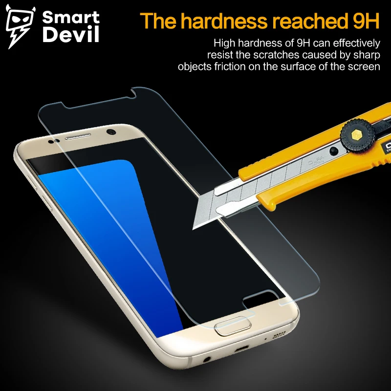 Закаленное стекло SmartDevil для Samsung Galaxy S7 S6 Защита экрана C9 Pro Взрывозащищенная