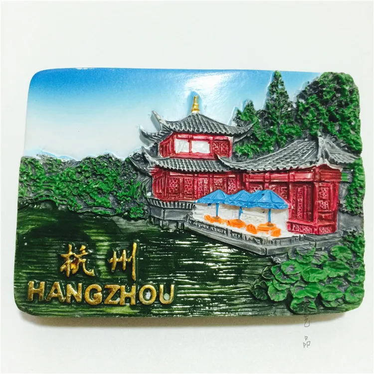 Декоративные магниты на холодильник Сучжоу/Ханчжоу китайские туристические