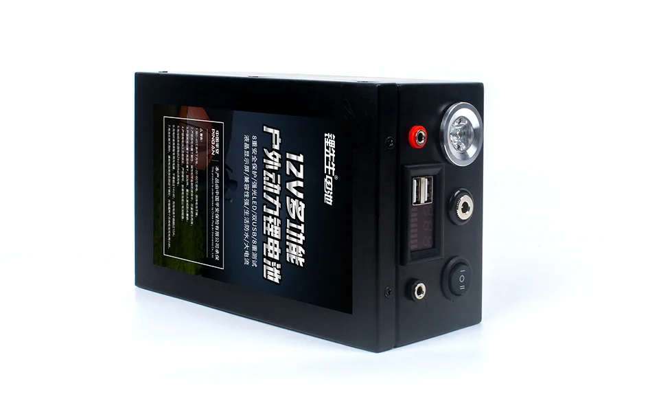 Kanavano 12V 40AH 3S16P 12,6 V высокомощный литиевый аккумулятор для инверторного шахтера, ксеноновая лампа, светодиодный светильник с двумя usb-интерфейсами