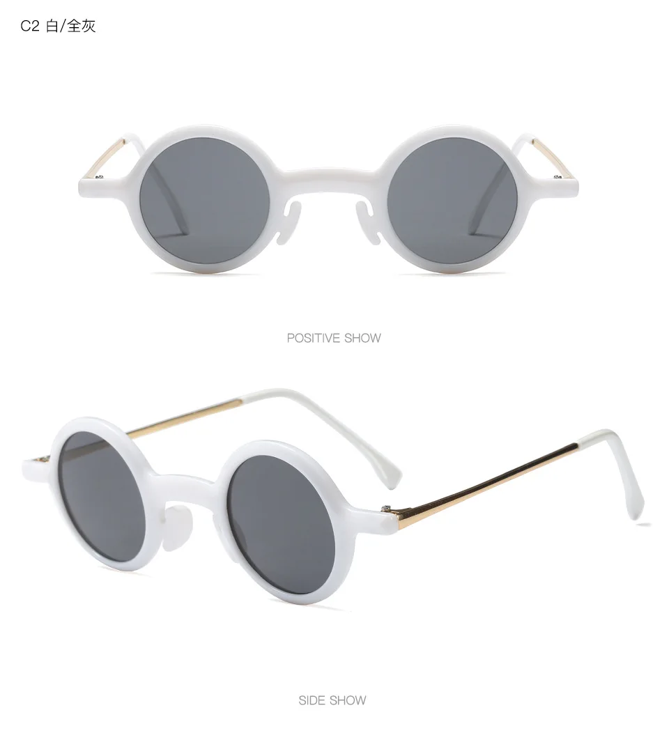 Женские маленькие круглые солнцезащитные очки в стиле ретро 2019 | Аксессуары для