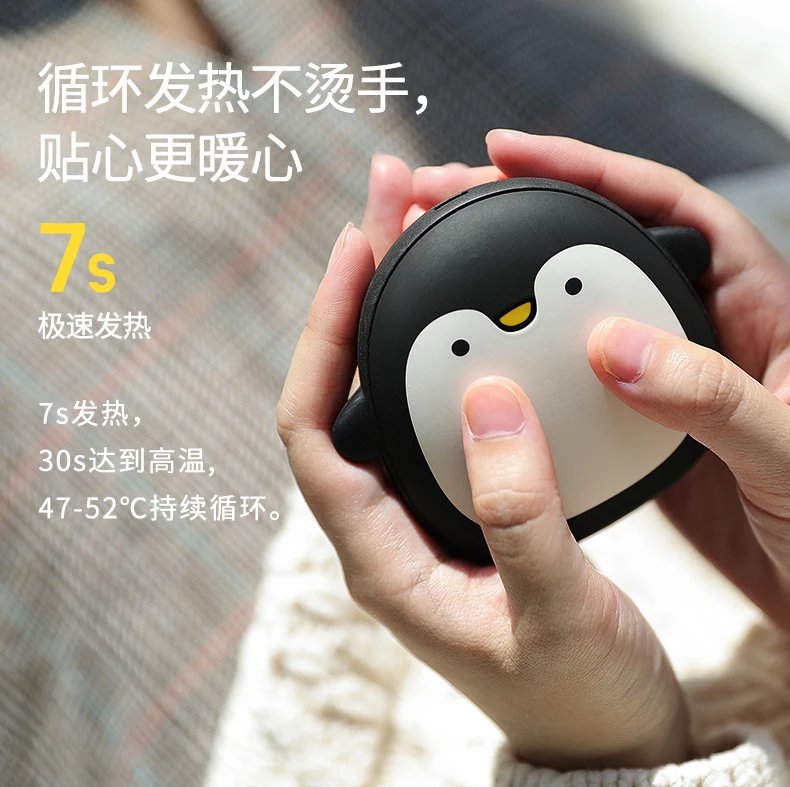 3600 мАч USB перезаряжаемые электрические грелки для рук мультфильм милый питомец полярный медведь двусторонний нагрев 5 в грелка карманный внешний аккумулятор 2в1