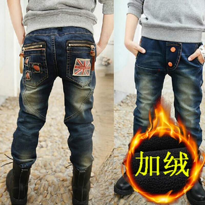 Детская одежда детские джинсовые брюки для мальчиков джинсы на весну осень