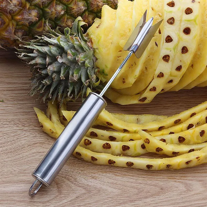 1 шт. нож и вилка для резки ананасов из нержавеющей стали | Дом сад