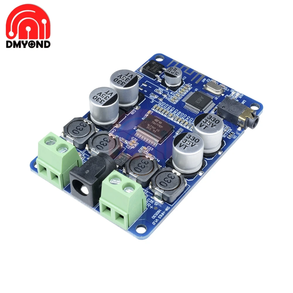 

TDA7492P Bluetooth 4.0 Bluetooth Receiver Amplifier Audio Board 2x25W with Audio Port for 4/6/8/16 Ohm Speakers Module Parts