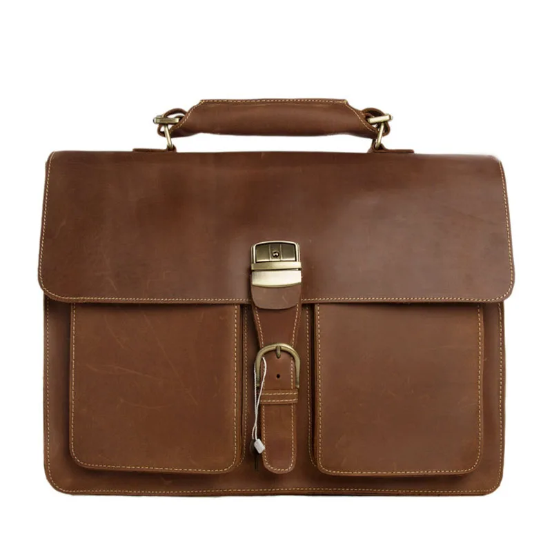 Сумка тоут Мужская для ноутбука 15 дюймов коричневая 1031|briefcase business|business briefcaseoffice case