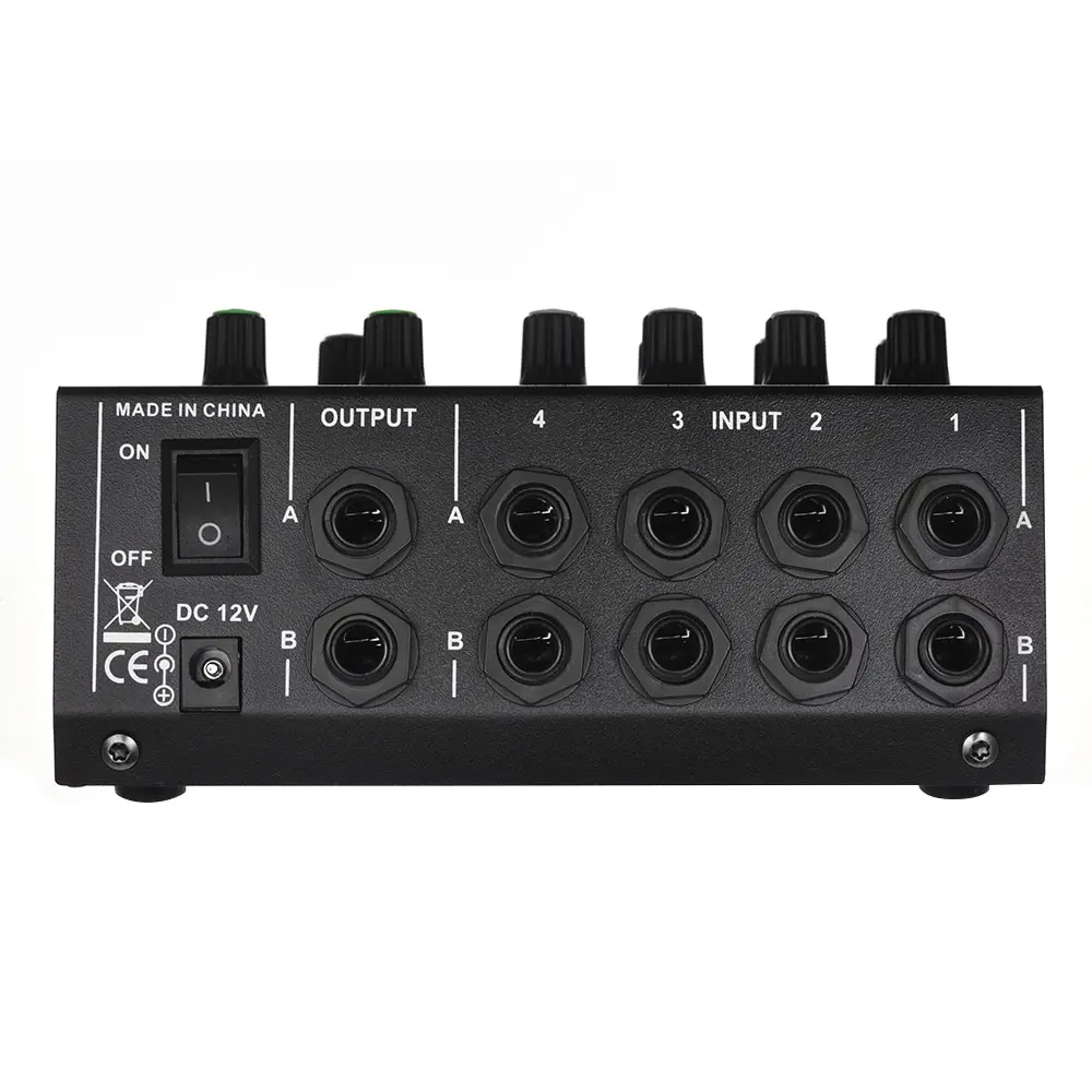 Muslady M-228A компактный Размеры 8-канальный подойдет как для повседневной носки, так/стерео аудио DJ микшер с реверберация(Функция 60Гц Частотный резки