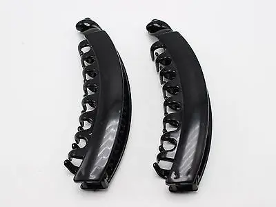 10 черных пластиковых Рыбьих Хвостов бананов с зубцами 100 мм поделки своими руками