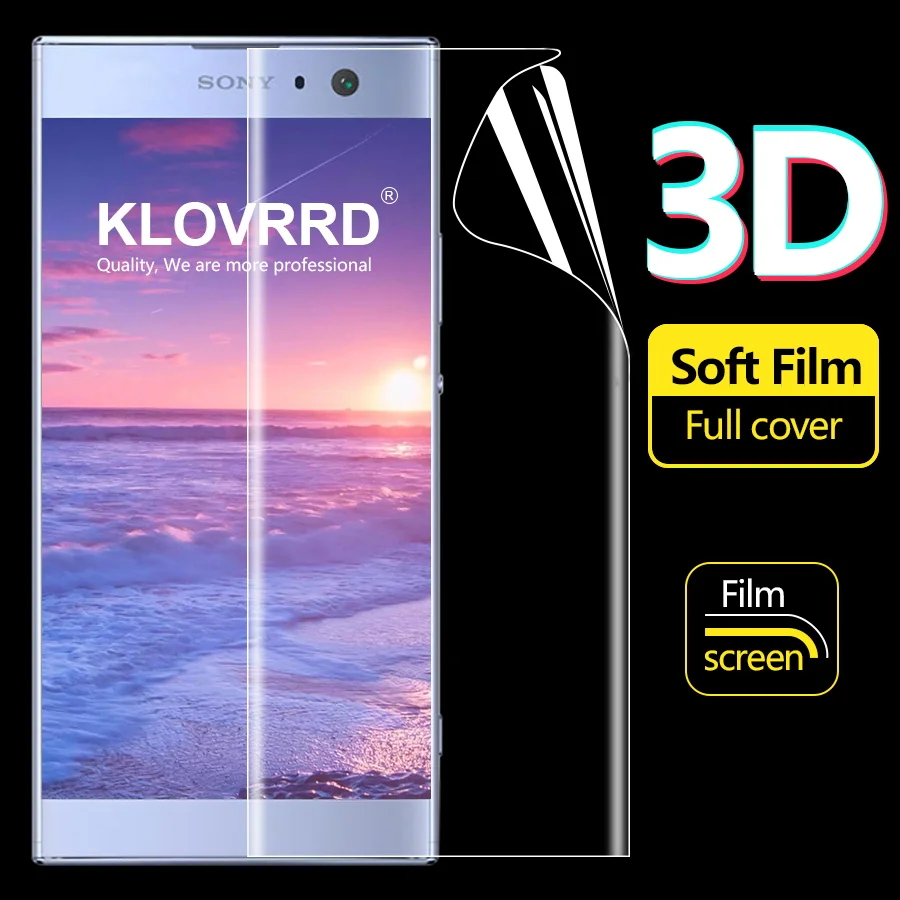 KLOVRRD мягкий полный защитный экран для Sony Xperia XA3 Гидрогелевая пленка XA2 XA XA1 ультра