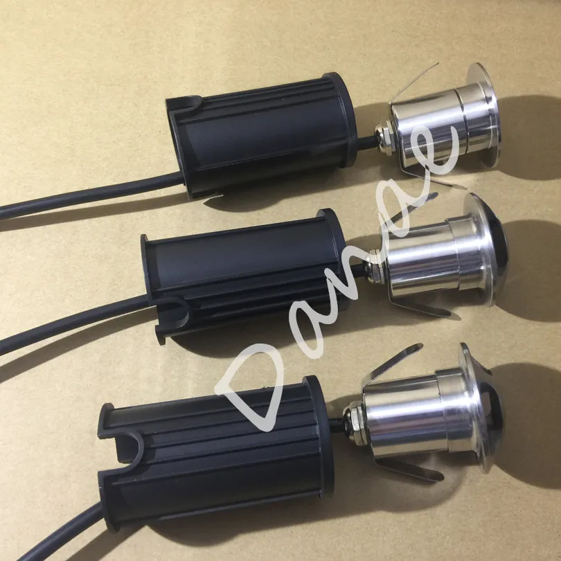 6 шт. CREE светодиодные Напольные светильники DC12V AC110V 220V 3W Подземные Светильники IP68