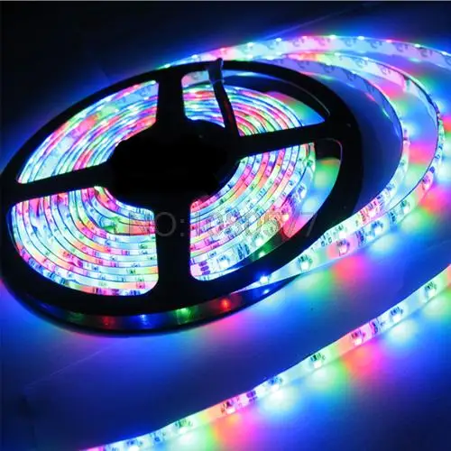 Светодиодная лента 5050 RGB 5 м/Катушка не водонепроницаемая 12 В постоянного тока SMD
