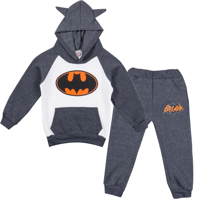 Детские комплекты одежды с Бэтменом для девочек осенний Детский свитер
