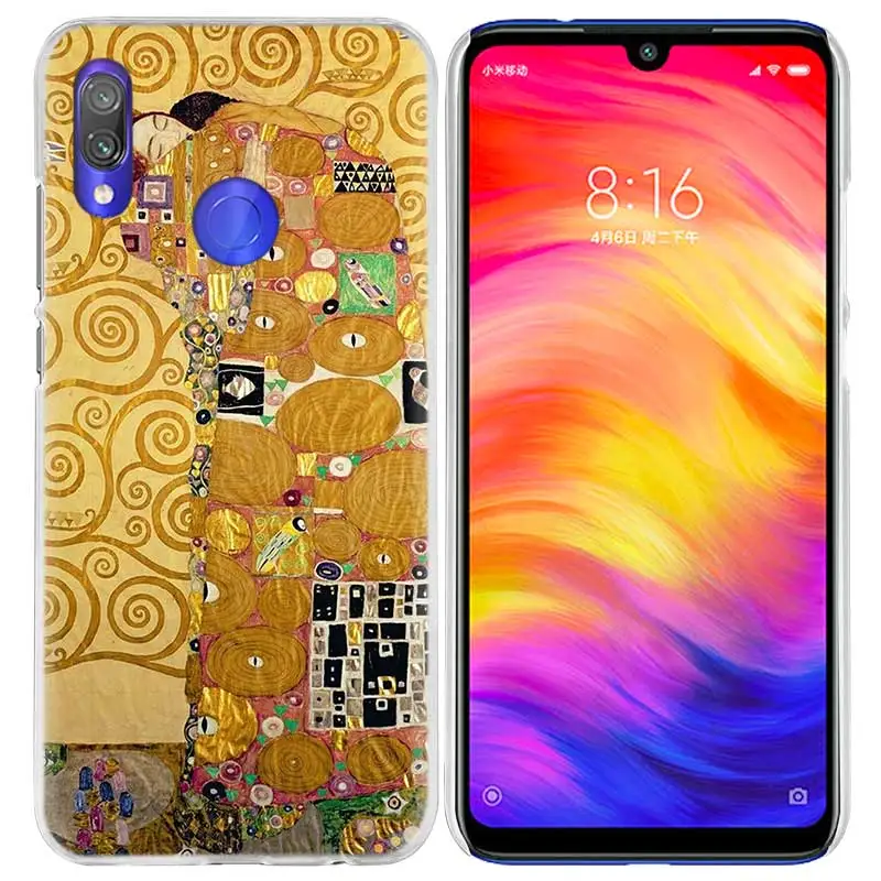Чехол Kiss Gustav Klimt для Xiao mi Red mi Note 7 8T 6 6A Pro S2 5 5A 4X mi Note10 A1 A2 9 8 lite Play F1 жесткий чехол для телефона