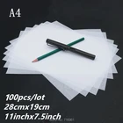 Тонкие полупрозрачные палочки для рисования А4, 100 шт., фигурки, папиросная бумага, упаковка для фруктов, китайские иероглифы