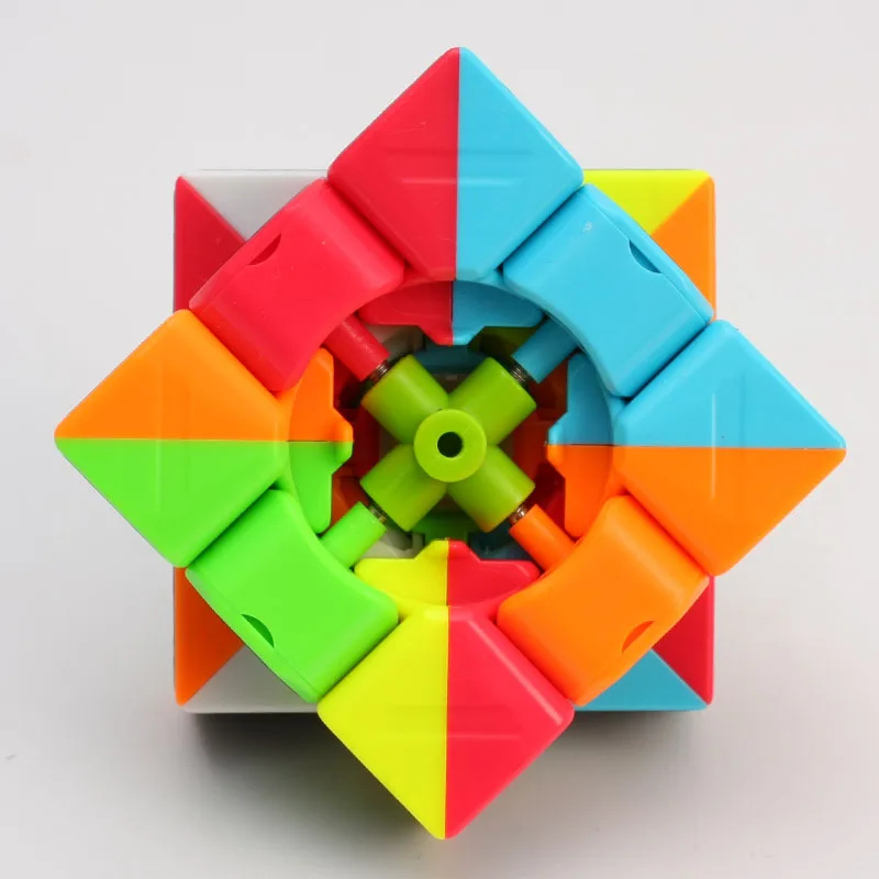 3x3x3 наклейка из углеродного волокна скорость магические кубики головоломка игрушка для детей подарок игрушка для молодых взрослых инструкция Профессиональный Кубик Рубика