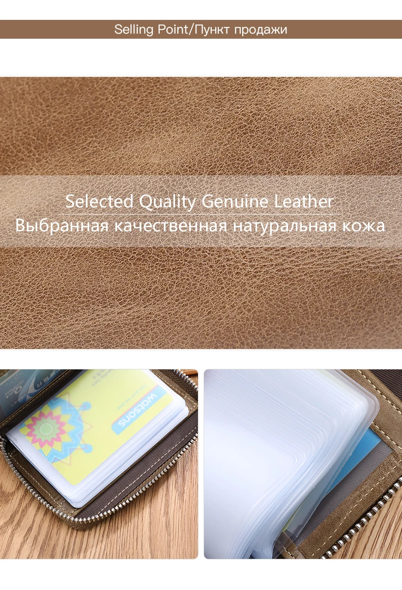 Классический держатель для карт из натуральной кожи, Кошелек, Чехол для мужчин, бизнес держатель для 20 карт, кошелек для кредитных мальчиков, мини-держатель для карт