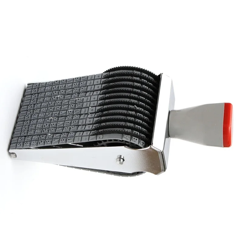 Многоцелевой 12 цифр Алфавит прокатки резиновый штамп английская буква номер