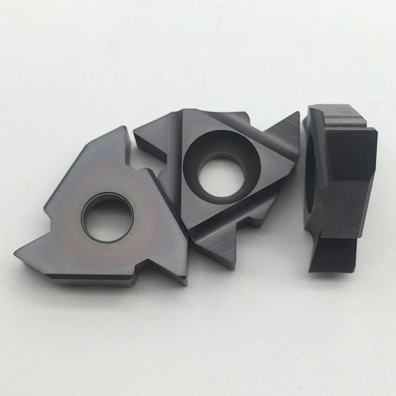 

10pcs 22IR N60 SMX35 SUPER/ METALLOY Carbide Insert For Threading Turning Tool Boring BAR SER