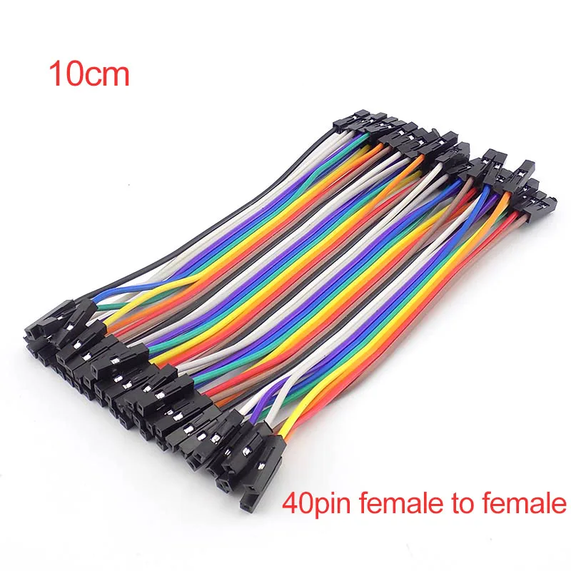 10cm Перемычка 10/20/30 см 40PIN женский соединительных linebreadboard кабели и соединительный кабель для Arduino DIY Kit - Цвет: 10cm