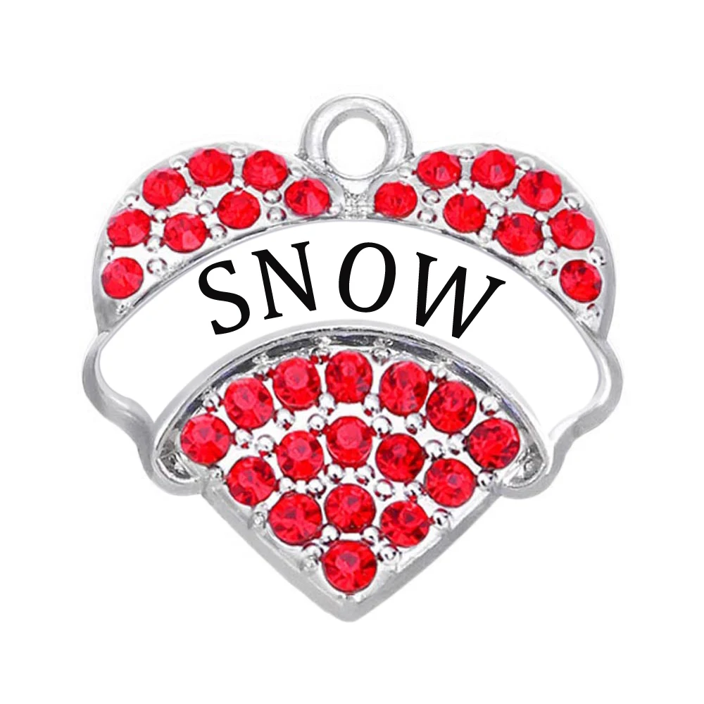 Подвески и подвески в форме сердца с родиевым покрытием из сплава | Украшения