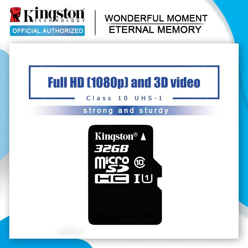 Карта памяти Kingston Micro SD class 10 карта MicroSDHC на 32 ГБ TF с разъемом USB 3 0 кардридер