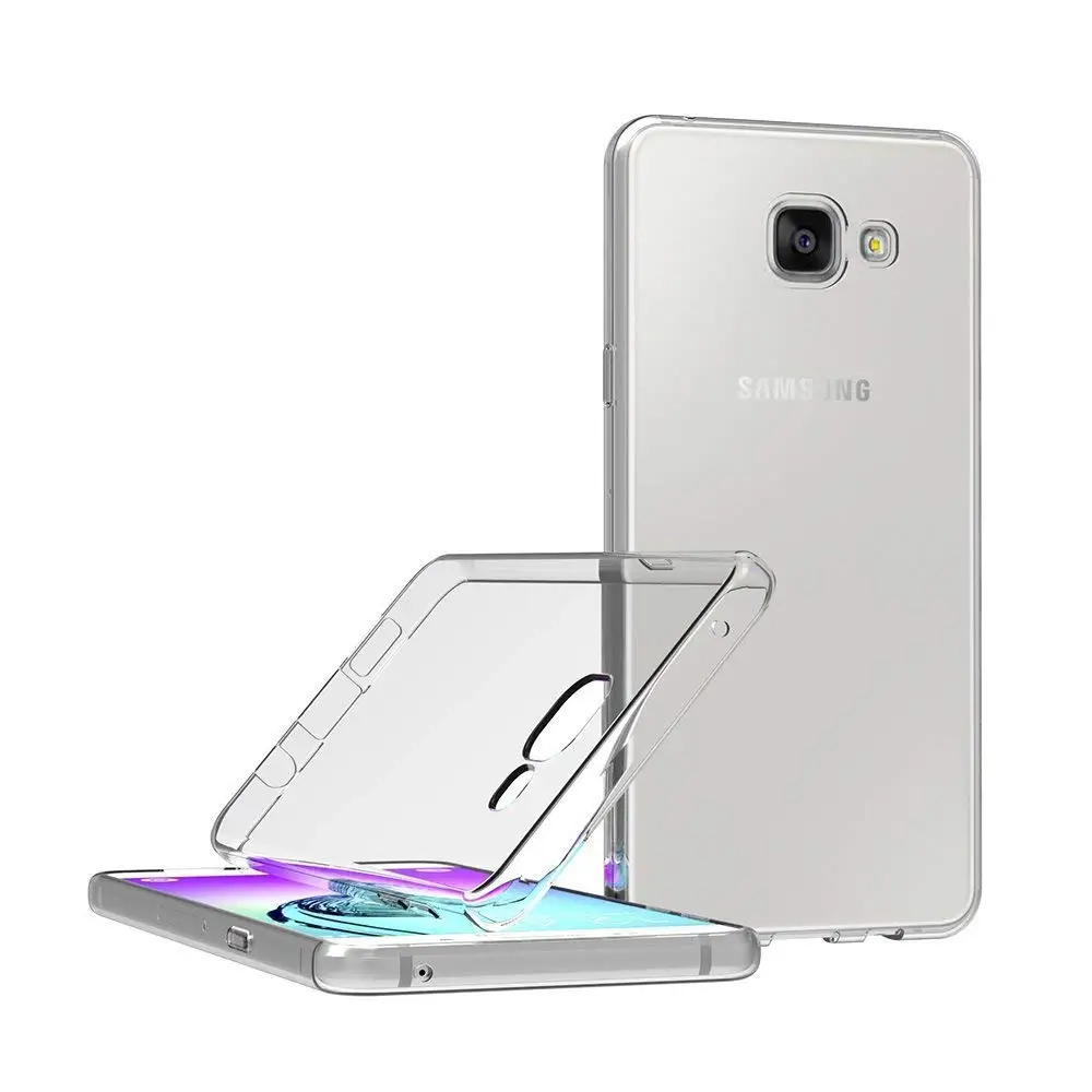 Чехол для samsung Galaxy A3 A5 A7 A9 TPU силиконовый прозрачный мягкий чехол-бампер для samsung A3 A5 A7 A9 задняя крышка