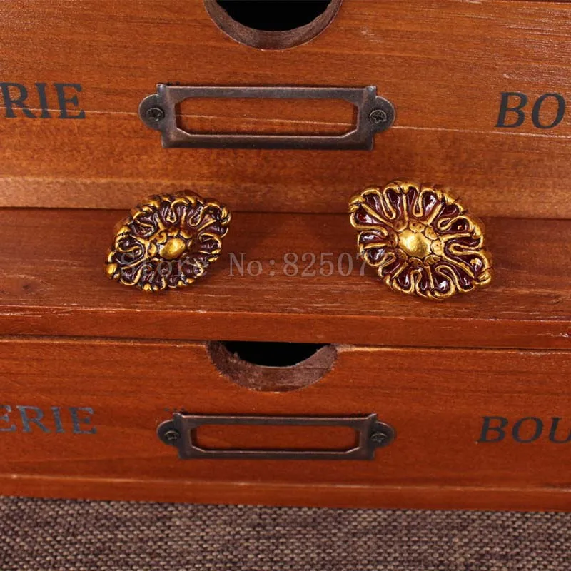 8 шт./лот мебельные ручки антикварные кухонные дверные шкаф ящик выдвижная ручка