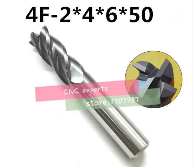 

4f-2.0*4*6*50,hrc50,carbide End Mills , Carbide Square Flatted End Mill ,,coating:nano, The Lather,boring Bar,cnc,machine