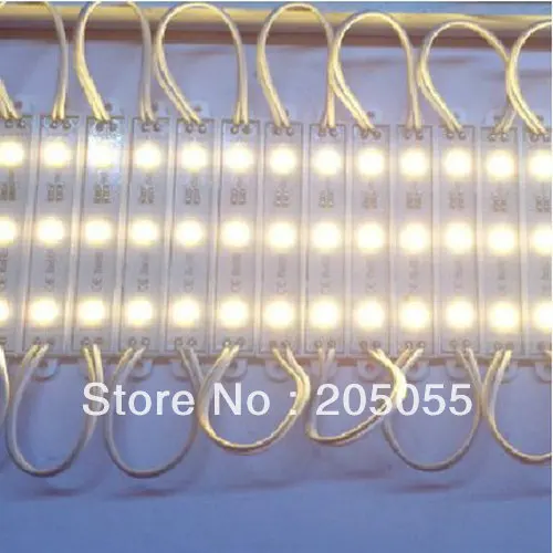 100pcsx супер яркий 5050 Светодиодный модуль SMD 3 светодиодный S светильник