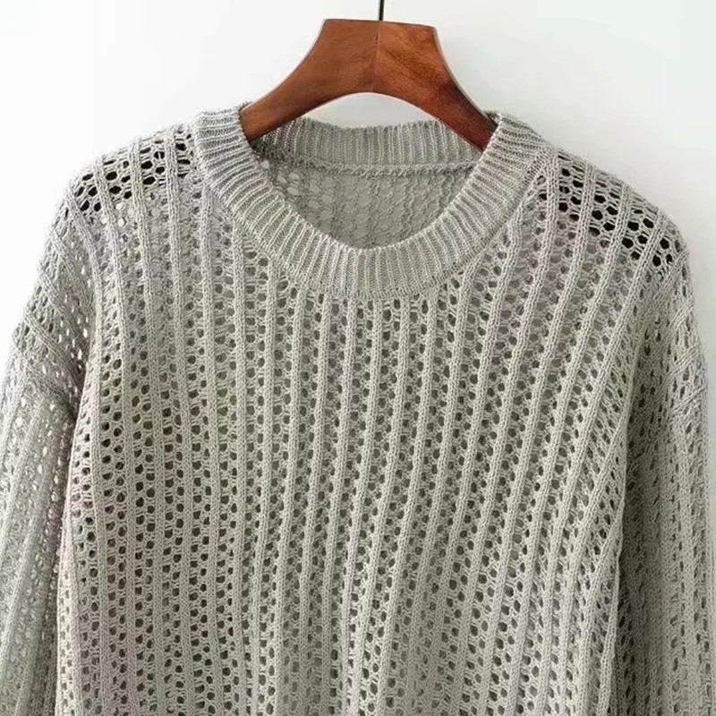 Выдалбливают оборками трикотажные пуловеры Для женщин 2018 осень Повседневное