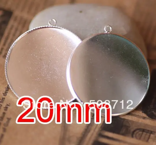 Free shipping!!! 300pcs silver plated Cameo Frame Settings Connectors fit 20mm,Cameo Cab blank,pendant base