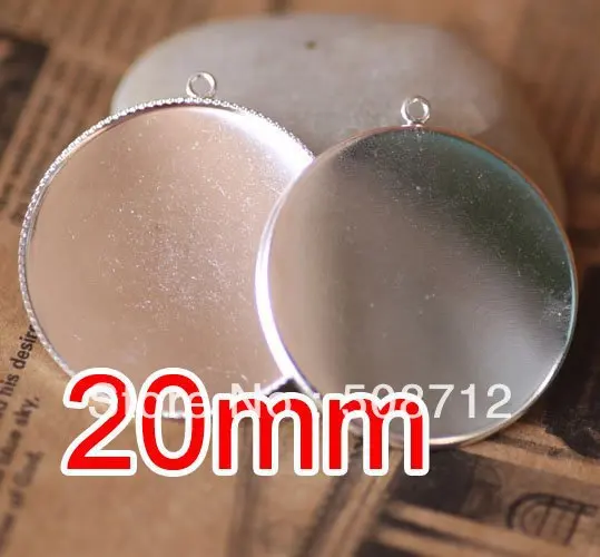 

Free shipping!!! 300pcs silver plated Cameo Frame Settings Connectors fit 20mm,Cameo Cab blank,pendant base