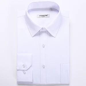 Новое поступление 2018, Мужская классическая рубашка с длинным рукавом, деловая Повседневная белая рубашка, Мужская классическая рубашка для свадьбы, мужская рубашка