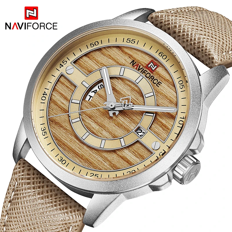 NAVIFORCE Топ люксовый бренд мужские модные спортивные часы водонепроницаемые