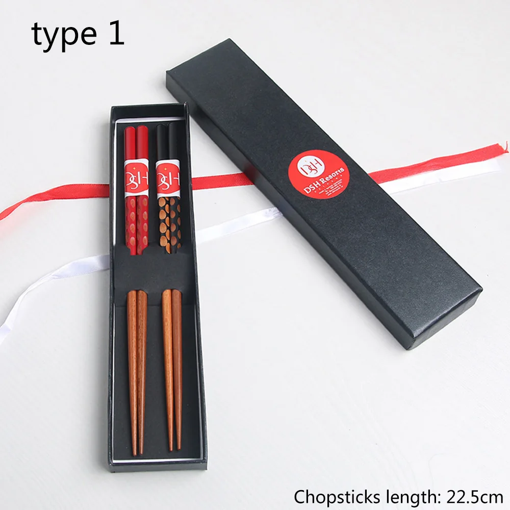 1 пара/4 пары столовые приборы в китайском стиле многоразовые деревянные палочки