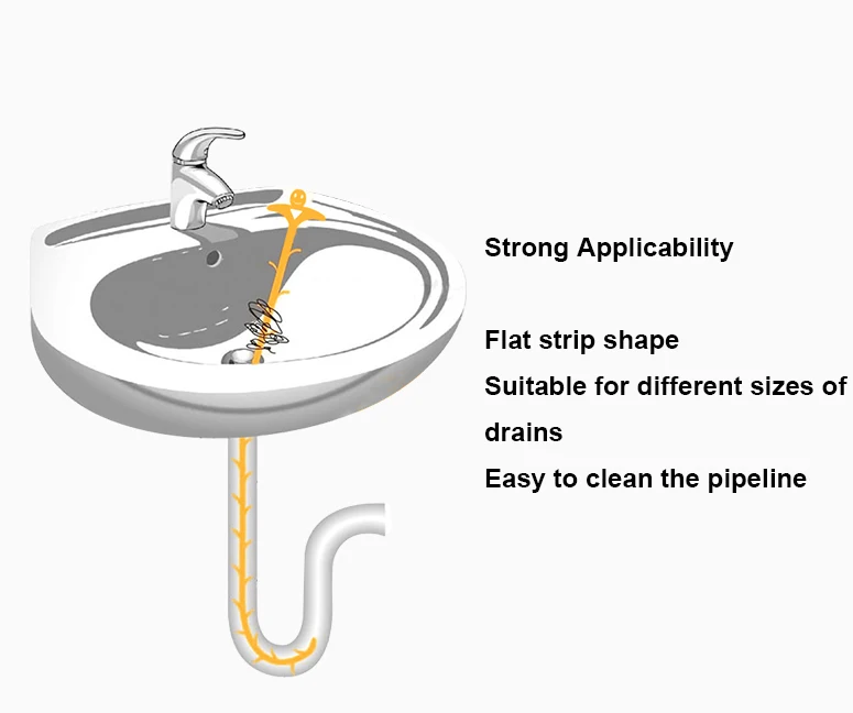 1PC Bathroom Floor Hair Cleaner Sewer Filter Drain Cleaners Kitchen Sink Drian Strainer Bathtub Cleaning Hook Tool | Дом и сад