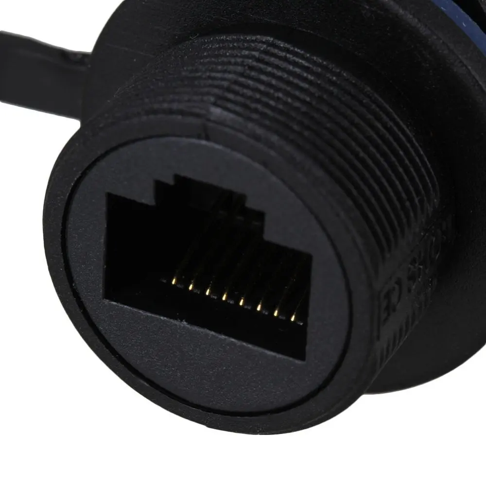 Ethernet LAN черный IP68 Защита M20 набивка Locknut пластик RJ45 водонепроницаемый сальник