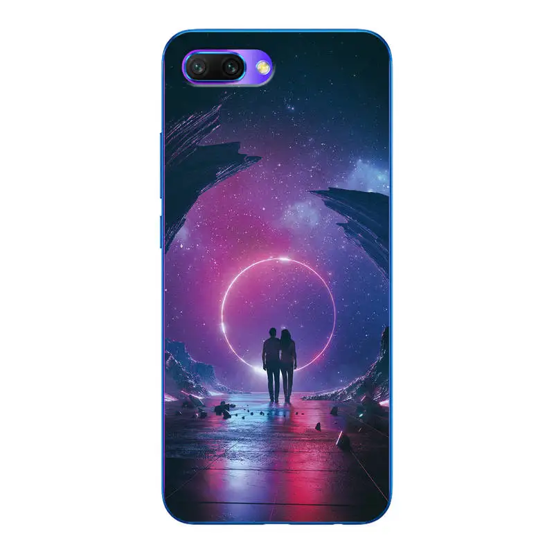 Для huawei Honor 10 5 84 &quotмобильный телефон задняя крышка Сумка Тигр животных чехол для