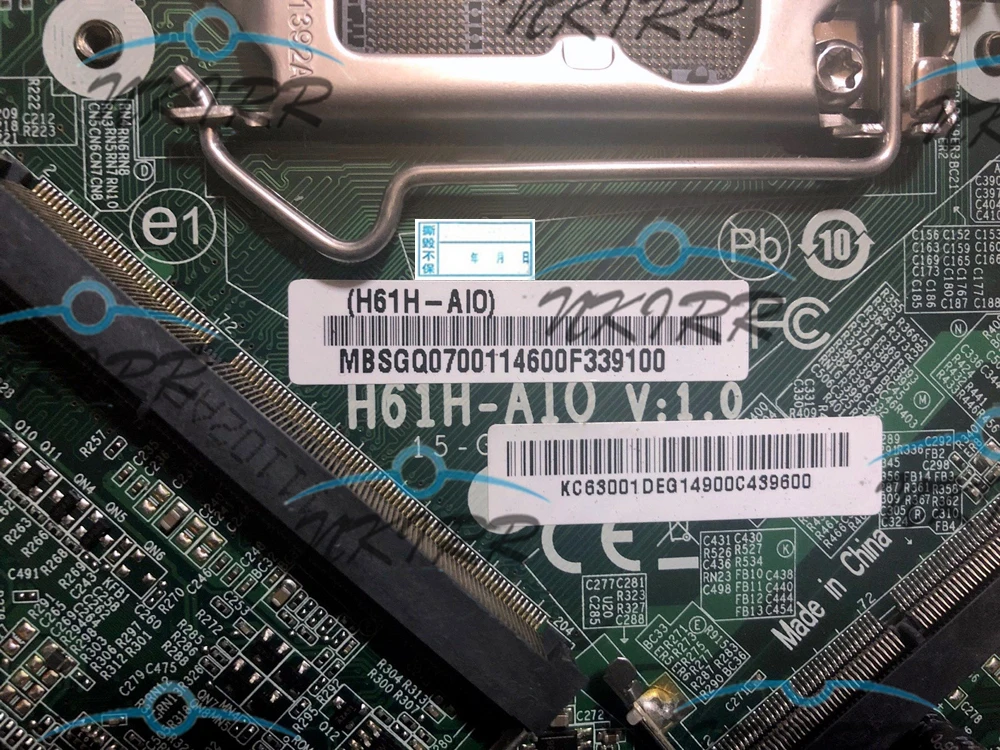 H61H AIO V: 1 0 15 G78 011000 DBSGQ07001 DB.SGQ07.001 LGA1155 материнская плата для Acer Aspire Z1620 AZ3620 A410 все в