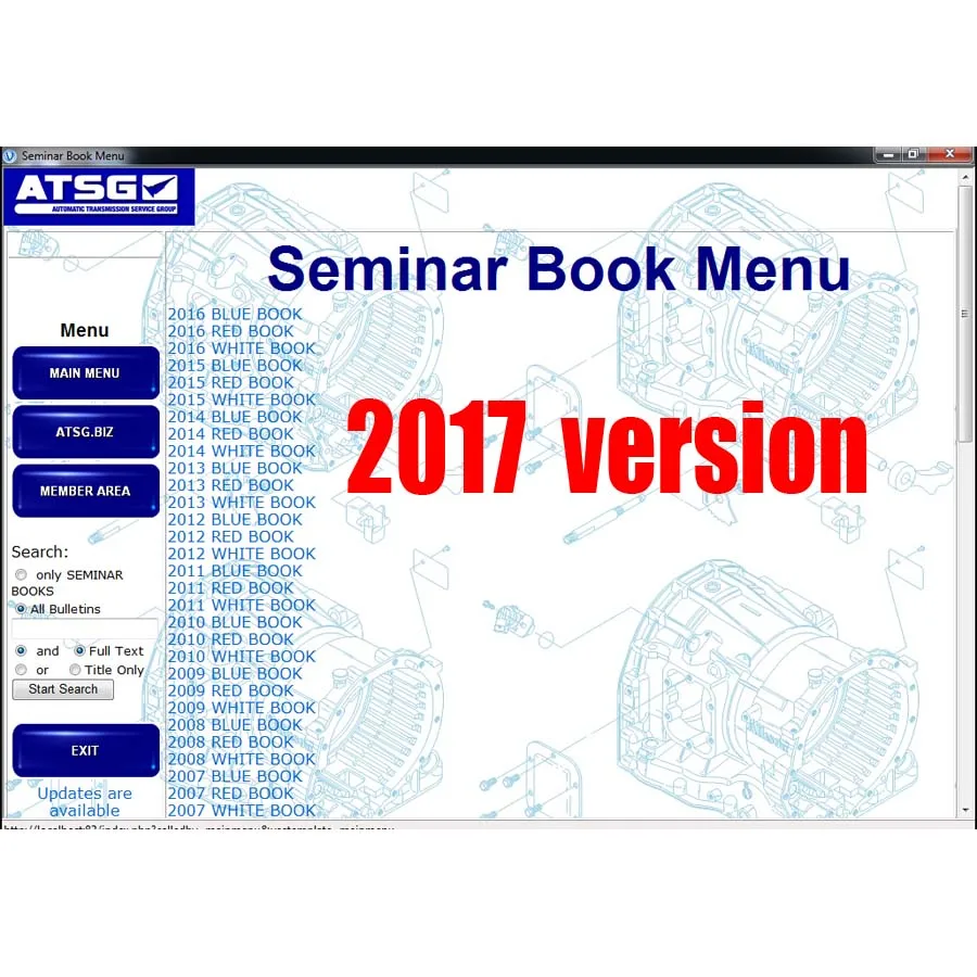 ATSG(автоматическая коробка передач Сервис Группа Ремонт Информация) Ремонт Руководство диагностическое программное обеспечение для мульти-брендов автомобилей