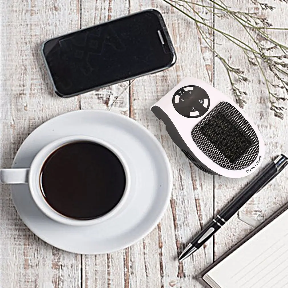 Мини электрический настольный вентилятор нагреватель быстрый воздуха